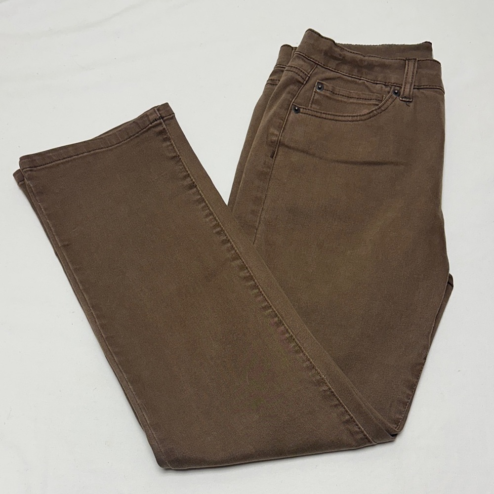 Kids Brown Straight-Leg Bottoms